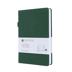 Golden Manufacturers A5 Custom Hardcover Cuaderno Libretas Agenda Hardcover Planner Dairy Journal PU Leather Notebook