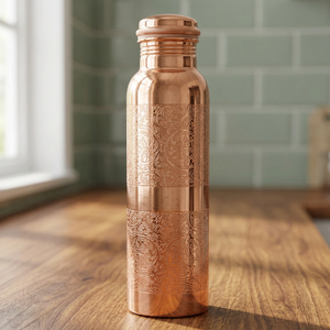 Infuseur à thé de style classique en acier au carbone 100 %, respectueux de l'environnement, certifié ayurvédique, revêtement anti-corrosion, compatible lave-vaisselle - Product Image 1