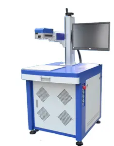 50W 3D Curved Surface Dynamic Laser Marking and Engraving Machine deep marker and engraver for metal materials on sale 3DML-20