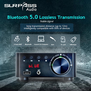 Bm100 + CR840 Công Suất Cao 50W Mini Cho <span class=keywords><strong>Bluetooth</strong></span> Khuếch Đại Với HIFI Sốt Loa Trần Kết Hợp Bộ Thu & Bộ Khuếch Đại - Product Image 5
