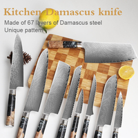 Coffret de couteaux à fruits en acier Damas 67 couches, 3,5 pouces, faits à la main, en acier inoxydable à haute teneur en carbone, avec boîte en bois personnalisée et logo, coffret cadeau