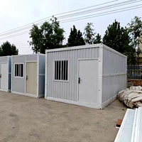 Maison conteneur modulaire pliable et écologique en gros de Chine pour station de traitement des déchets