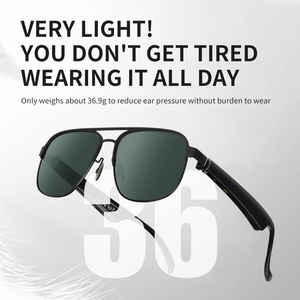 UVカット機能付き新型スマートグラス、ハンズフリー音楽・通話機能搭載 - Product Image 5