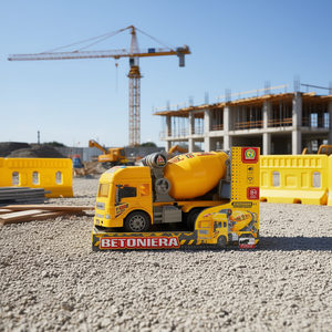 Camión mezclador de hormigón T-King de 33 cm con luces y sonidos para niños mayores de 3 años - Product Image 1