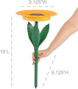 Thân Thiện Với Môi Hiện Đại Phong Cách Hướng Dương Không Thấm Nước Vườn Chim Ruồi Nhựa Tự Động <span class=keywords><strong>Bird</strong></span> Trung Chuyển Với Cổ Cọc - Product Image 2