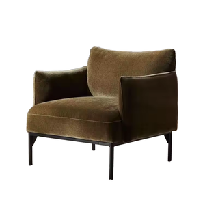 เก้าอี้โซฟาปรับเอนกำมะหยี่แบบทันสมัยสำหรับห้องนั่งเล่น - Product Image 4