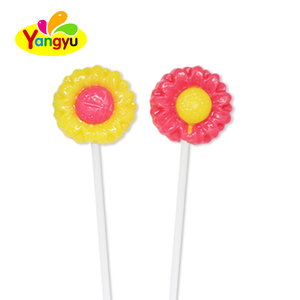 Venta caliente colorido flor y fruta sabor piruletas Halal caramelos - Product Image 3