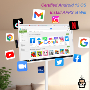 360SPB Meilleure grande tablette 32 pouces Lecteur vidéo Écran tactile Rotatif Téléviseur portable Interactif Smart <span class=keywords><strong>TV</strong></span> avec batterie Wifi <span class=keywords><strong>Android</strong></span> - Product Image 4