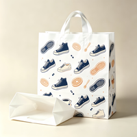 Sac de shopping transparent pour vêtements, en plastique, emballage de vêtements, logo personnalisé spécial