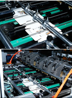 Máquina Automática para Hacer Cajas de Cartón DAKIOU, 200 Piezas/min, para Formar Contenedores Desechables para Hamburguesas, Pizza y Alimentos