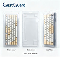 Boîte transparente en PET épaisse pour protection de clavier, emballage sous blister