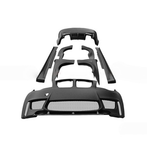 Parachoques Delantero y Trasero, Faldones Laterales y Guardabarros para <span class=keywords><strong>BMW</strong></span> <span class=keywords><strong>Serie</strong></span> <span class=keywords><strong>1</strong></span> E82/E88 2008-2013, Kit de Carrocería Ancha Estilo 1M - Product Image 1