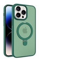 Coque de téléphone mate compatible avec support magnétique pour 17 Pro, en PC, finition mate, style Ins, avec protection d'objectif, pour 16 Pro