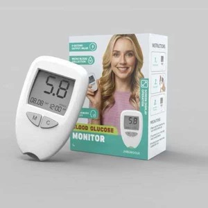 <span class=keywords><strong>Appareil</strong></span> de mesure <span class=keywords><strong>automatique</strong></span> de la glycémie à domicile avec bandelettes de test, lancettes et moniteur de <span class=keywords><strong>diabète</strong></span> - Product Image 1