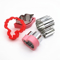 Emporte-pièces de mariage en acier inoxydable talons clé fraise différentes formes emporte-pièces sandwich