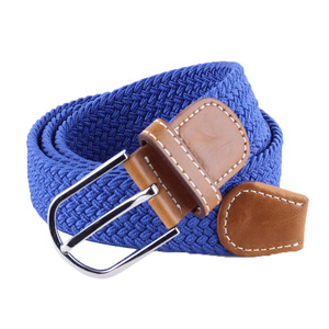 Groothandel blauwe riemen voor jongens, geweven gevlochten riemen, elastische riemen voor kinderen - Product Image 1
