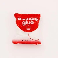Lem Balon untuk Dekorasi Pernikahan, 100 Buah Lem Titik Merah dalam Kemasan