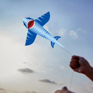 <span class=keywords><strong>Cometa</strong></span> con Forma de Tiburón, Duradera y Atractiva para Diversión al Aire Libre - Product Image 3