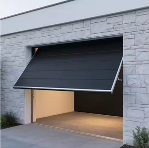 <span class=keywords><strong>Porte</strong></span> de <span class=keywords><strong>garage</strong></span> moderne sur mesure à ouverture <span class=keywords><strong>basculante</strong></span>, en aluminium, sans rail, monobloc isolé, motorisée, pour villas personnalisées - Product Image 4