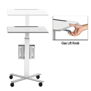 Có thể điều chỉnh MDF di động máy tính xách tay Máy Trạm giỏ hàng chuyển đổi gas Lift di động máy trạm giỏ hàng - Product Image 3