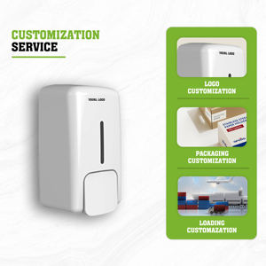 FANDA Distributeur de Savon Mousse Mural Manuel Écologique en Plastique, Capacité 1000 ML, Design Graphique Personnalisé, Fabriqué à Taïwan - Product Image 5