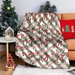Christmas Snowman Reindeer Christmas Tree Flannel <b>Blanket</b> Throw <b>Blanket</b> Nap <b>Blanket</b> Winter Warm Party Decor Cozy Warm <b>Super</b> <b>Soft</b> - Product Image 1