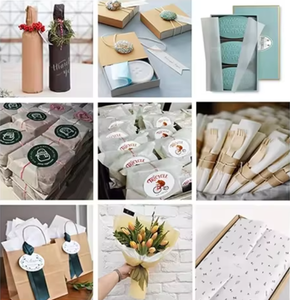 <span class=keywords><strong>Papier</strong></span> d'emballage cadeau personnalisé avec logo imprimé, design <span class=keywords><strong>de</strong></span> luxe FSC, <span class=keywords><strong>papier</strong></span> <span class=keywords><strong>de</strong></span> <span class=keywords><strong>soie</strong></span> recyclé, feuilles/rouleaux personnalisés - Product Image 6