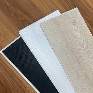 Plancher en vinyle à clic commercial SPC, best-seller, résistant à l'usure, moderne, à noyau rigide, à emboîtement, imitation bois pour hall - Product Image 2