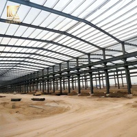 Almacén Industrial Prefabricado de Estructura de Acero, Gran Edificio Metálico Personalizado, Nave de Construcción con Estructura Duradera para Taller