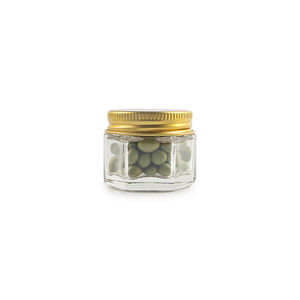 Mini Frasco de Vidrio Transparente Hexagonal de 15 ml para Almacenamiento de Alimentos, con Tapa Metálica de Rosca - Product Image 3