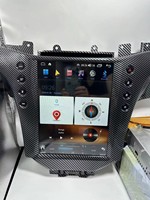 Écran multimédia Android 11 tactile Tesla de 12,1 pouces en fibre de carbone RHD, lecteur DVD de voiture, CarPlay, navigation GPS pour Maserati GT 2005-2015