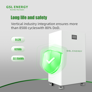 Batterie de stockage d'énergie domestique mobile LiFePO4 51,2 V 628 Ah 32 kWh 6500 cycles, à montage sur rack, pour système solaire, avec garantie 10 ans - Product Image 3