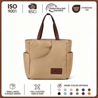 Sac de pickleball en toile avec deux poches pour raquettes, rangement pour bouteille d'eau, design multi-poches pour le sport, logo personnalisé