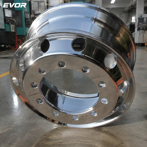 Roues EVOR 22.5x7.<span class=keywords><strong>5</strong></span> en aluminium pour camion, entraxe 10x335, moyeu 281.2, roue de camion <span class=keywords><strong>Super</strong></span> Single 22.<span class=keywords><strong>5</strong></span> - Product Image 6