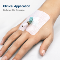 Pansement non tissé pour cathéter IV en forme de U, fixation pour pansement de plaie, usage clinique
