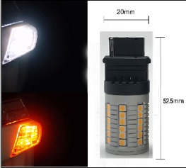 Haute Qualité 30W 45SMD <span class=keywords><strong>3030</strong></span> Sans Hyper Flash Canbus 1156 3156 7440 BA15S BAU15S P21W T20 T25 LED Ambre PY21W Canbus BAU15S Orange - Product Image 2