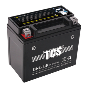 Batería de Plomo-Ácido TCS Supercheap <span class=keywords><strong>Ytx12</strong></span> <span class=keywords><strong>Bs</strong></span> VRLA 12V 12Ah, Voltaje Normal para Motocicleta - Product Image 1