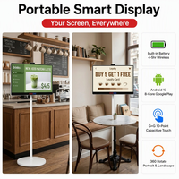 Écran intelligent portable multifonctionnel KEINONE 23,8 27 32 pouces Android 13 tactile avec batterie sans fil et écran mobile