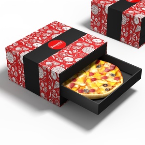 Caja de <span class=keywords><strong>Pizza</strong></span> Ecológica Impresa al por Mayor, Caja de Embalaje de <span class=keywords><strong>Pizza</strong></span> Corrugada de Triple Pared para Restaurantes de Comida Rápida - Product Image 6