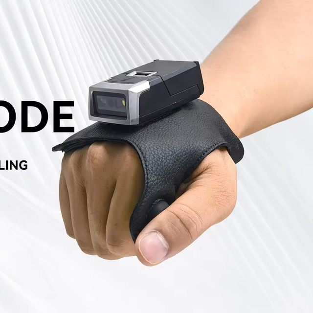HENEX H500 Wireless Blue Tooth Mini Finger Qr Bar Code Reader Portable Wearable Ring Barcode Scanner