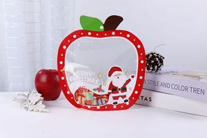 Sacs refermables personnalisés de Noël en forme spéciale, Père Noël, Bonhomme de neige, Sapin de Noël, sachets d'emballage réutilisables en plastique pour biscuits et bonbons - Product Image 3