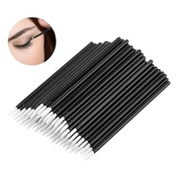 50 pièces/sac Brosse à eyeliner jetable Brosse à lèvres individuelle Applicateur de eyeliner Outils de maquillage Fournisseur