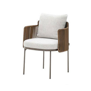 أطقم أثاث حدائق وشرفات بتصميم اسكندنافي مخصص للفلل، كراسي حدائق ومقاعد حدائق الفنادق وأرائك - Product Image 4