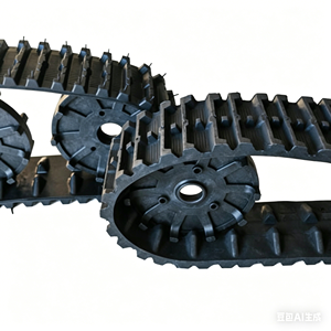 Chenilles en <span class=keywords><strong>caoutchouc</strong></span> pour mini-excavatrice, motoculteur, souffleuse à neige, tondeuse à gazon, machines de construction et agricoles - Product Image 1