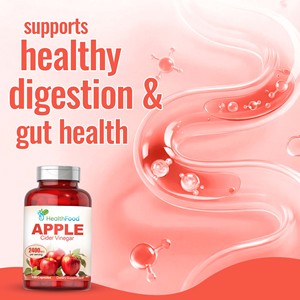 Cápsulas de Vinagre de Sidra de Manzana Directas de Fábrica, Favorecen la Función Digestiva Saludable y la Pérdida de Peso con Suplemento Dietético - Product Image 4