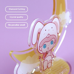 Custom Two-Dimensional Q Version Celebrity Pendant Cute Cartoon <b>Anime</b> Acrylic Plastic Double-Sided Transparent Card Holder Gift - Product Image 5