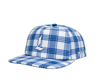 Gorra de Béisbol Personalizada de 6 Paneles, Tela a Cuadros Vintage, Logotipo Bordado en 3D, Estilo Urbano Unisex, Gorra Tipo Dad Hat, Venta al Por Mayor