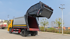 Camión Compactador de Basura SAIC Hongyan, Equipado con Motor Weichai y Contenedor de Basura de 14 o 16 Metros Cúbicos - Product Image 6