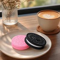 Jouet Squishy en TPR Réaliste en Gros, Jouet Anti-Stress à Remontée Lente en Forme de Biscuit Sandwich, Cadeau Anti-Stress Alimentaire