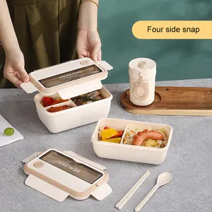 日本热aelling午餐tiffin盒学校学生食品储存容器批发膳食保鲜员